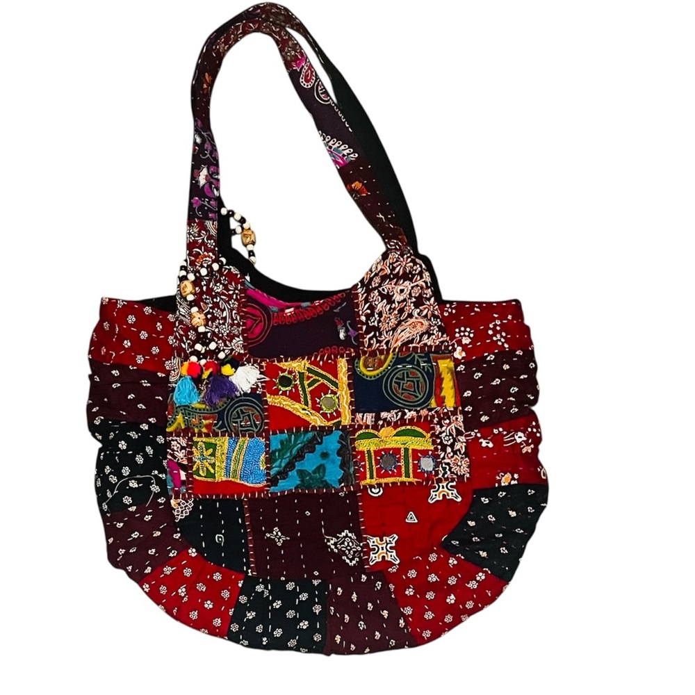 Patchwork Tote Bag - Multicolor - image 1